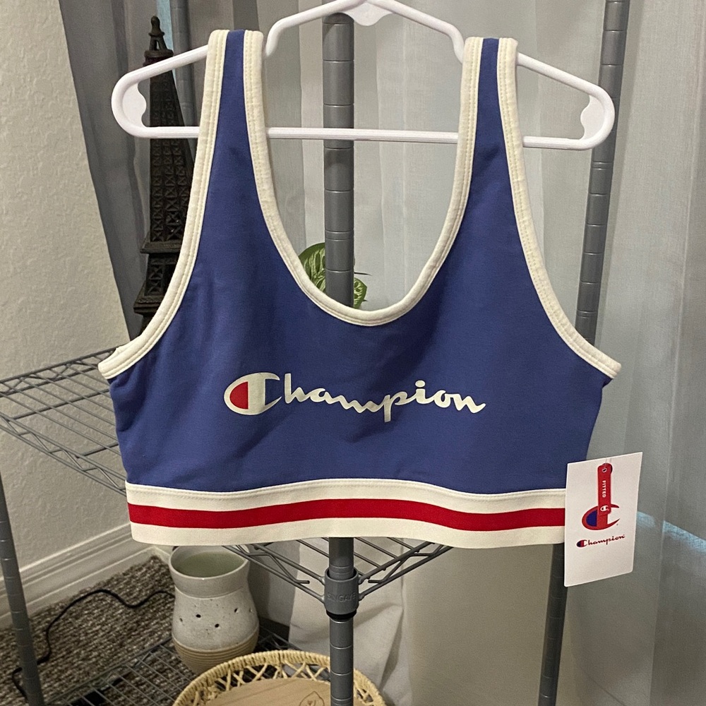 Champion Blue and Red Sports Bra